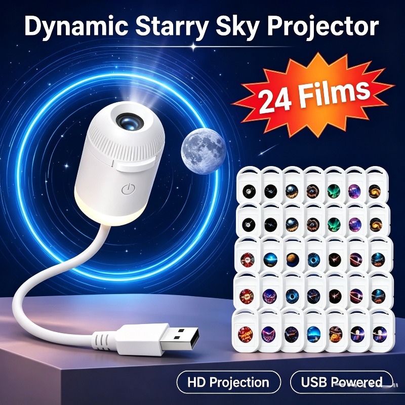 Planetarium Projector Home - Lampada proiettore 2-in-1 con cielo stellato