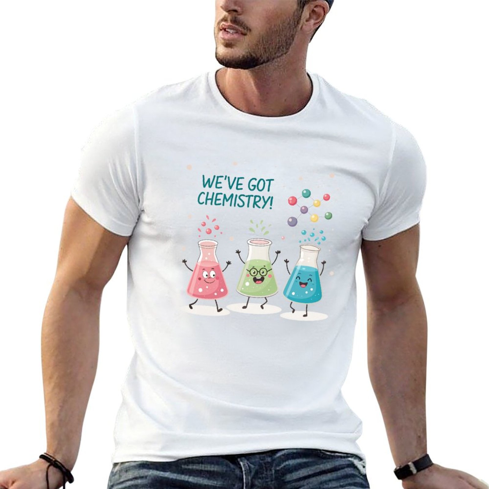 Science Buddy - T-shirt Science Beaker Buddies, t-shirt estiva