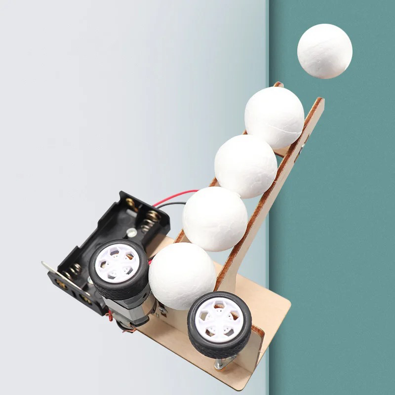 Science Project - Kit Macchina Lanciapalle Elettrica, Giocattoli Scientifici