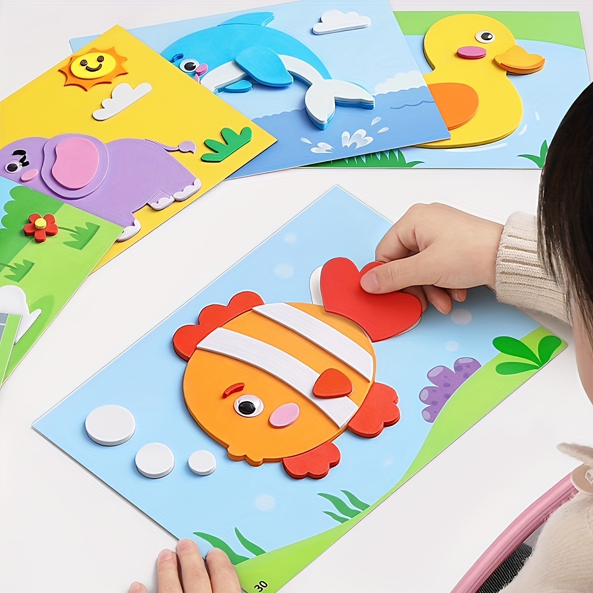 Science Project - Adesivi 3D per Bambini, Monouso, Decorazioni