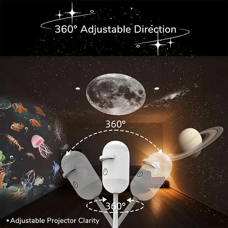 Lampada proiettore 2-in-1 con  - Planetarium Projector Home recensione e prezzo