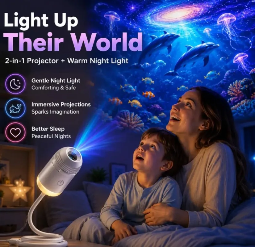 Lampada proiettore 2-in-1 con  - Planetarium Projector Home recensione e prezzo